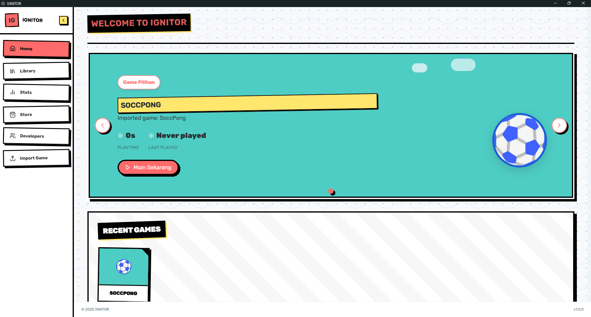 Ignitor Game Launcher Screenshot